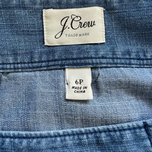 J Crew Buttoned Skirt Sz 6P - Picture 8 of 9
